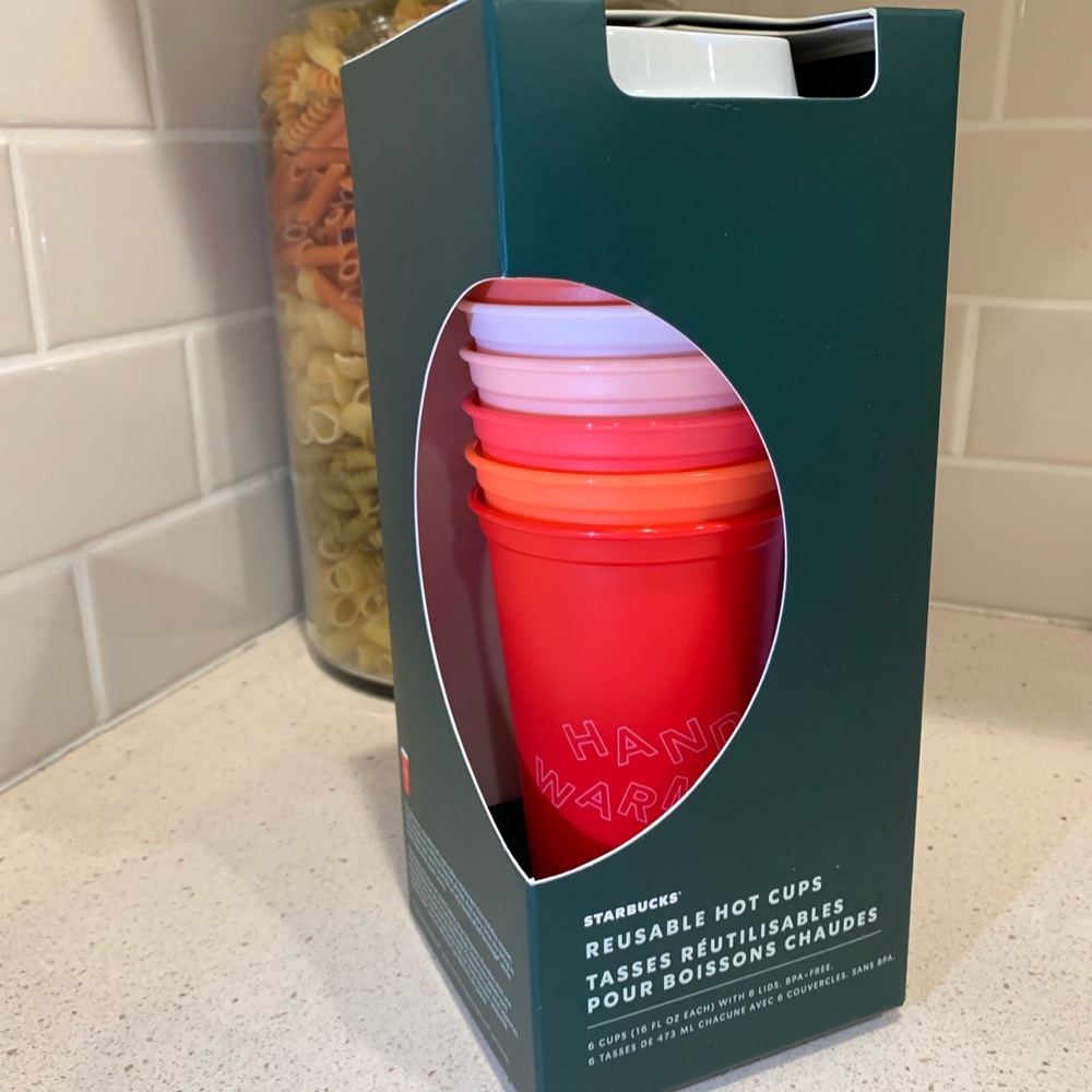 Starbucks Holiday Cold Cups with Lids (Set of 6)